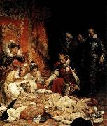 Paul Delaroche The Death of Elizabeth I, Queen of England oil painting on canvas